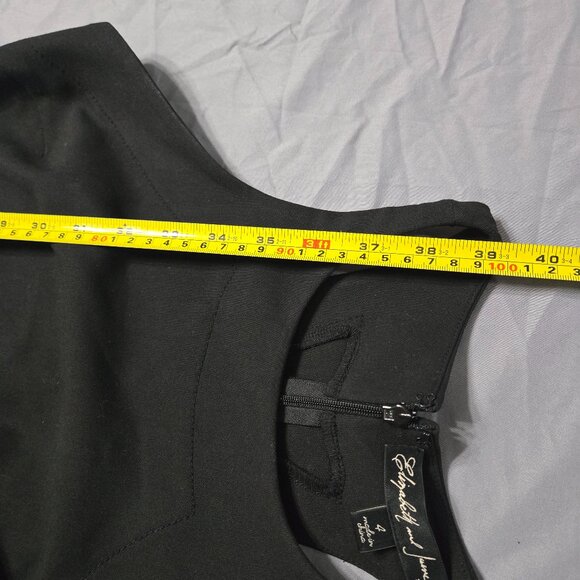 Elizabeth And James Sz 4 Womens Black Mini Dress - Picture 6 of 6